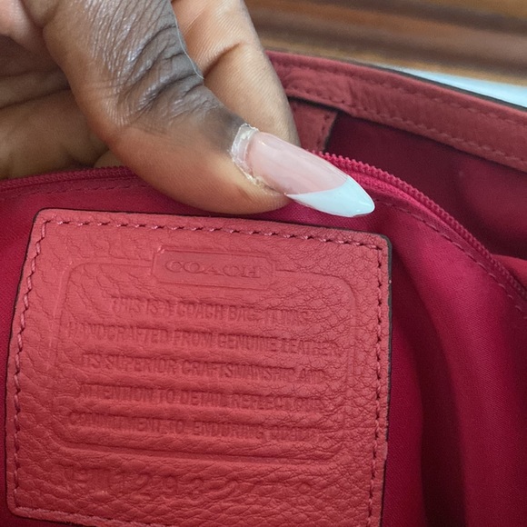 Leather Pink Coach Bag - Picture 4 of 4